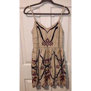 Embroidered Miss Mini Dress